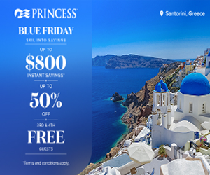 Princess Blue is the new Black - Special cruise offer