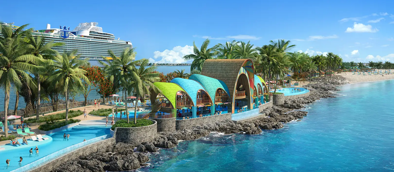 Cruise vacation destination scenery